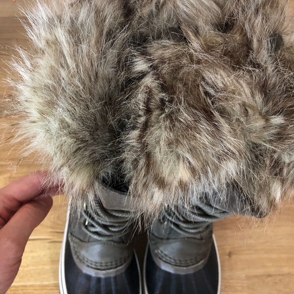 Sorel Joan of Arctic Lace Up Winter Boot Size 6 - Picture 7 of 7